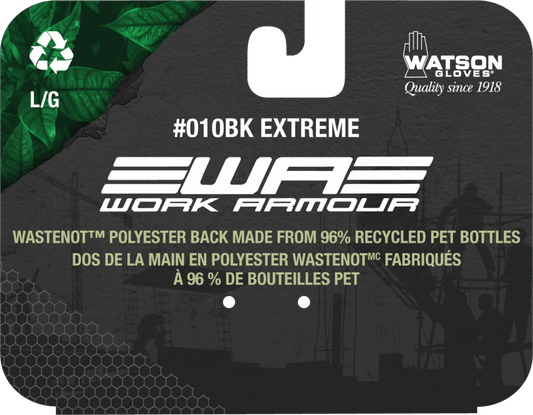 Watson 010BK Extreme Camo Impact Protection Work Gloves