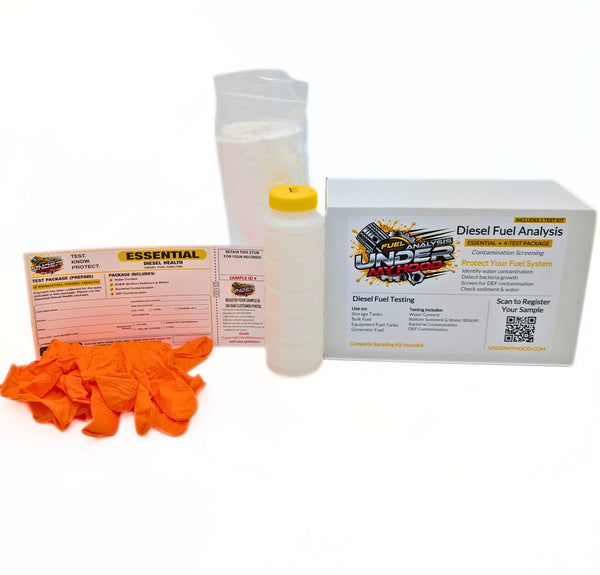 Diesel Fuel Analysis – ESSENTIAL Package w/ Return Postage
