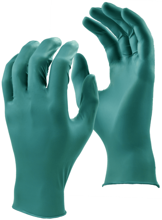 Green Monkey 4.6 mil Nitrile Disposable Gloves - Single Box of 100