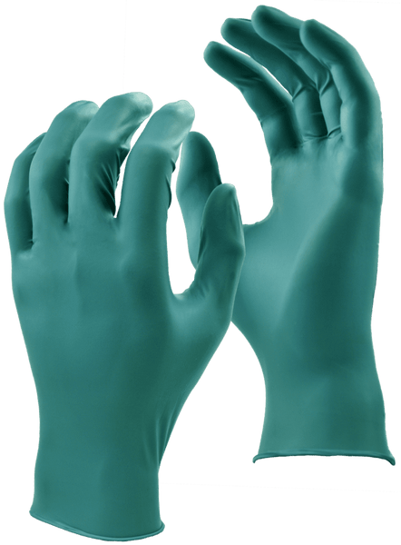 Green Monkey 4.6 mil Nitrile Disposable Gloves - Full Case (10) Boxes of 100 Gloves