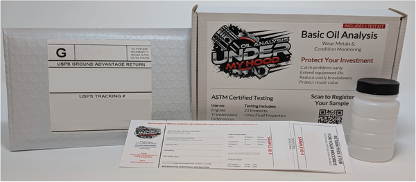 Basic Oil Analysis Test Kit (includes return postage)
